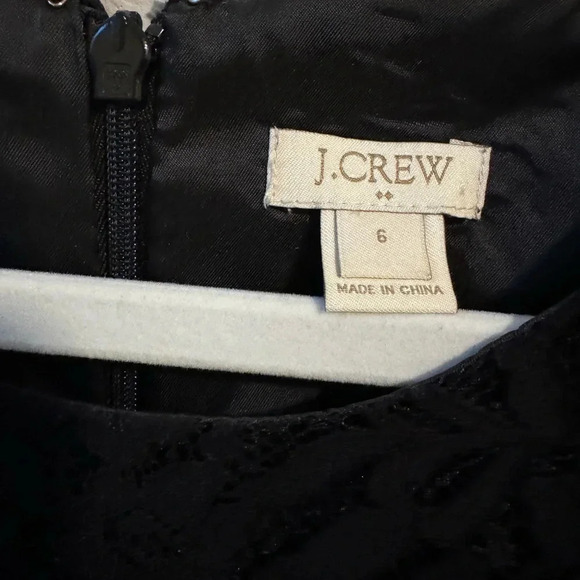 J. Crew Lace A-Line Dress - Black, S - Picture 2 of 5
